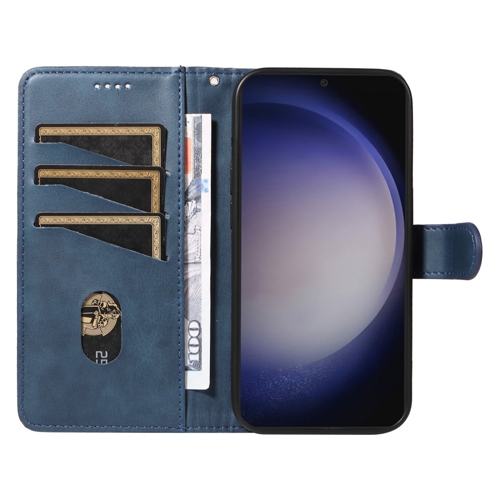 T-Shape knížkové pouzdro na Samsung Galaxy S24+/S25+ - modré