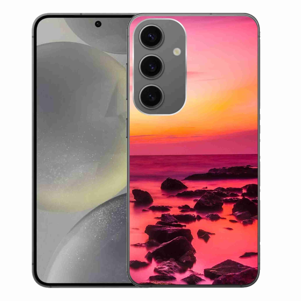 Gelový kryt mmCase na Samsung Galaxy S24+ - moře a záře