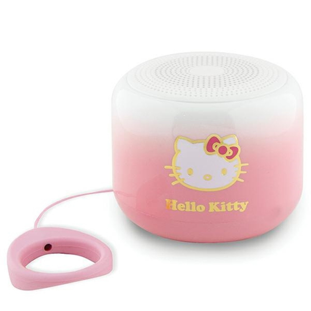 Hello Kitty Electroplate Gradient Bluetooth speaker - růžový
