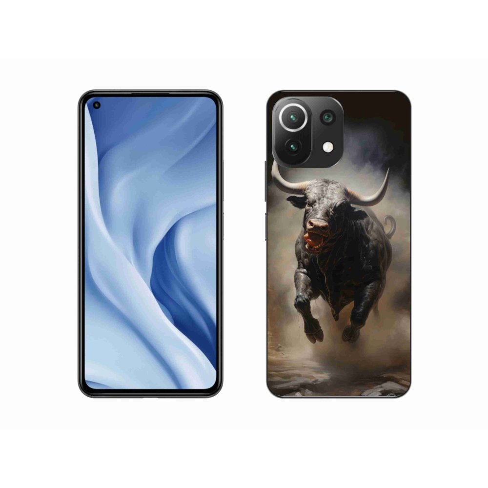 Gelový kryt mmCase na Xiaomi Mi 11 Lite 4G/5G - rozzuřený býk