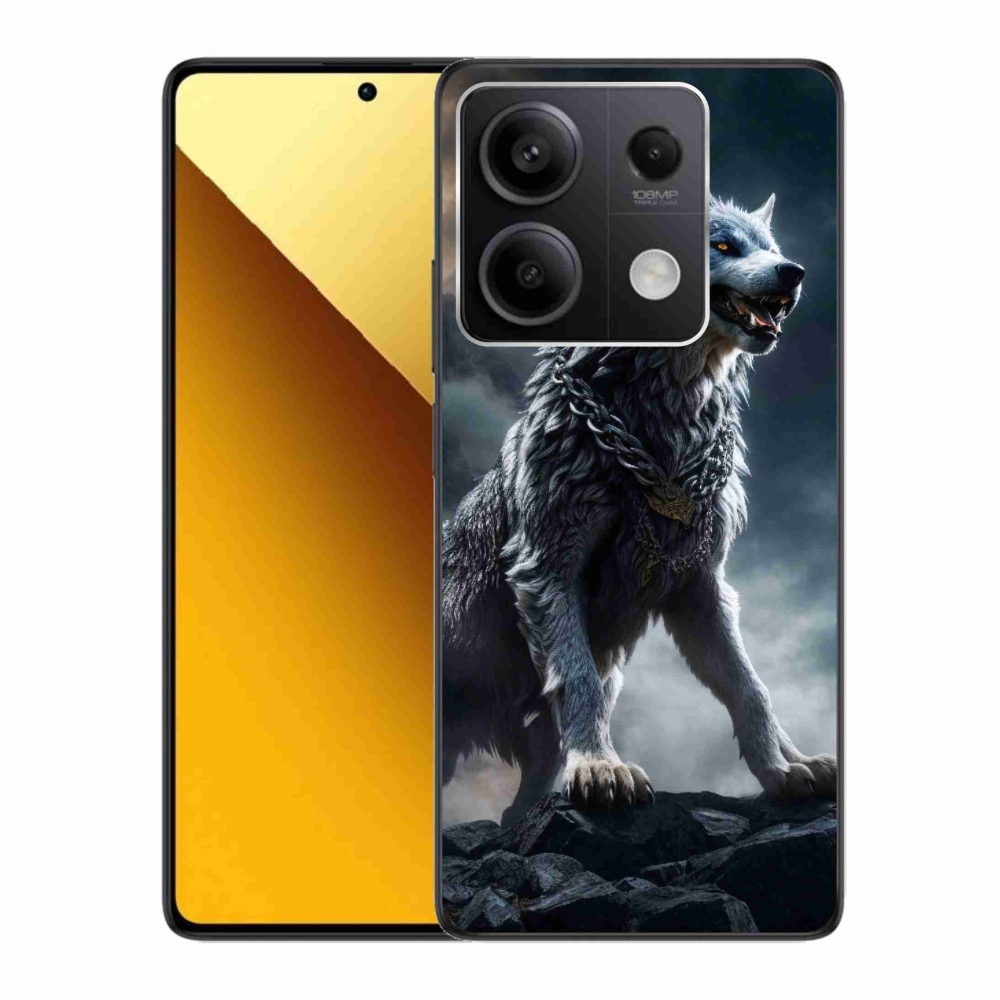 Gelový kryt mmCase na Xiaomi Redmi Note 13 5G - vlk 1