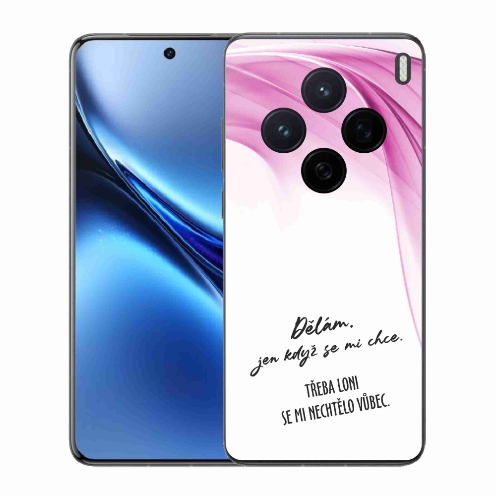 Gelový kryt mmCase na Vivo X200 5G - vtipný text 12 bílé pozadí