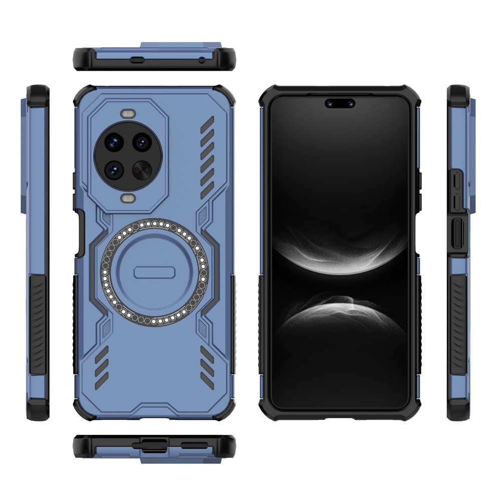 Hollow odolný kryt s MagSafe na Huawei Nova 14 Pro 5G - modrý