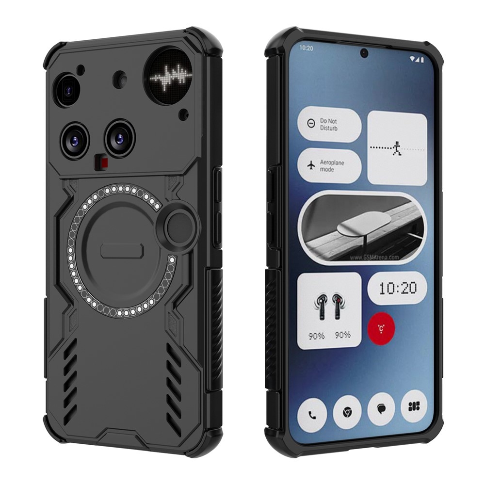 Hollow odolný kryt s MagSafe na Nothing Phone (3) 5G - černý