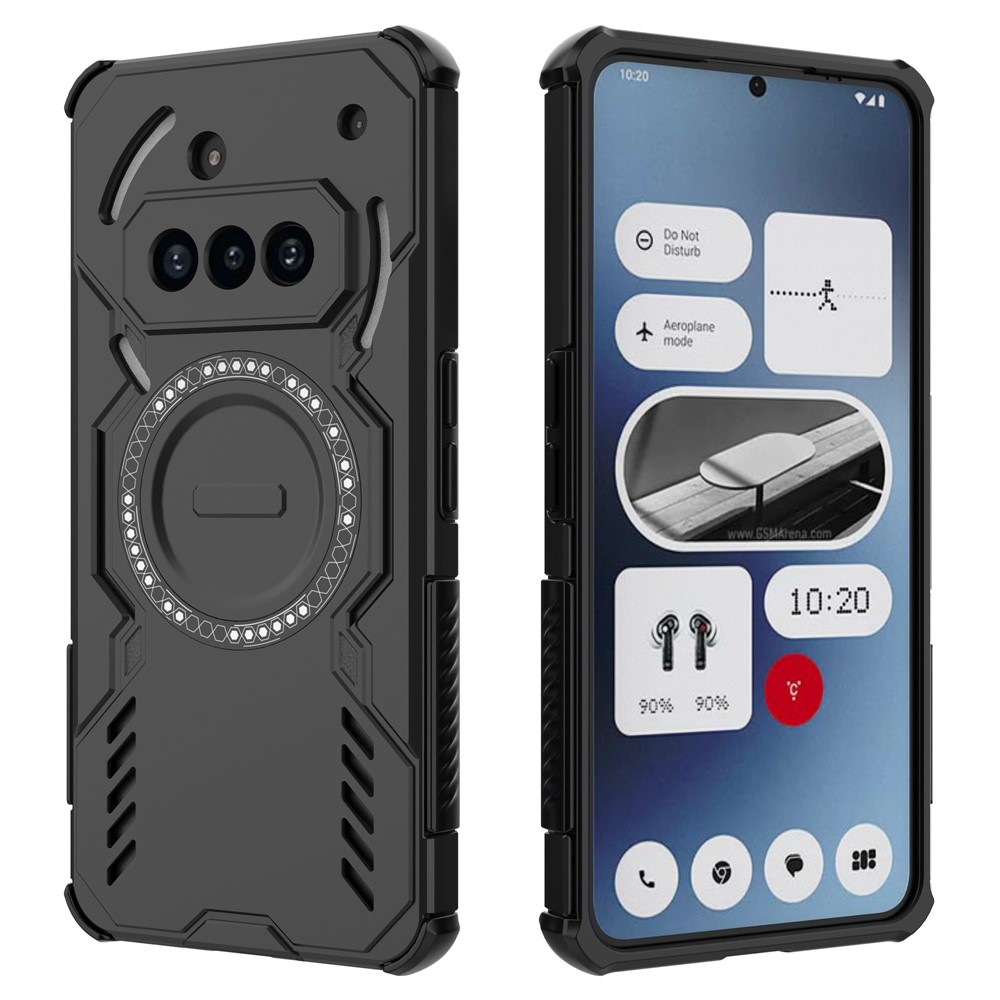 Hollow odolný kryt s MagSafe na Nothing Phone (3a) - černý