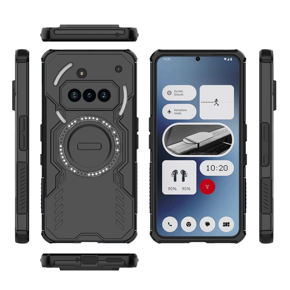 Hollow odolný kryt s MagSafe na Nothing Phone (3a) - černý