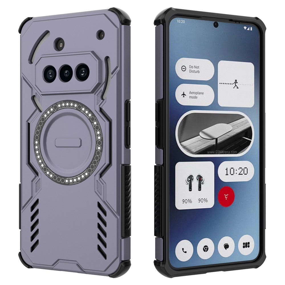 Hollow odolný kryt s MagSafe na Nothing Phone (3a) - fialový