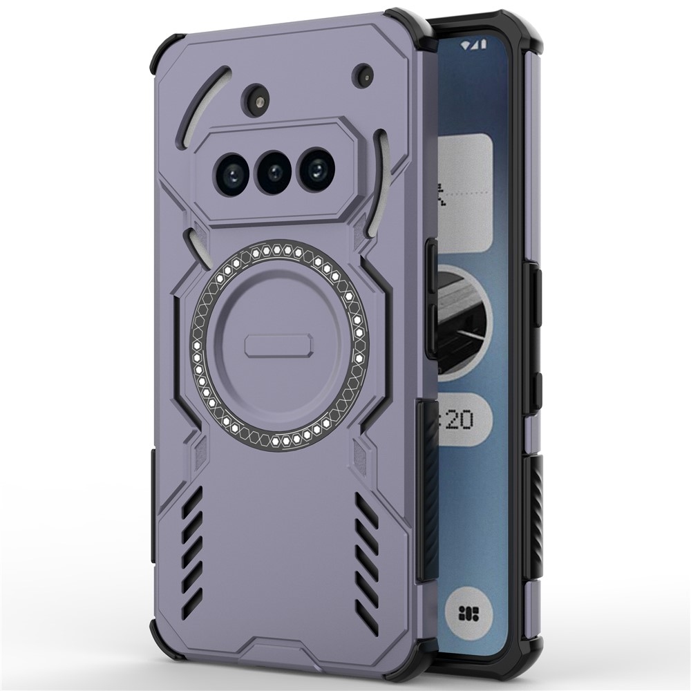 Hollow odolný kryt s MagSafe na Nothing Phone (3a) - fialový