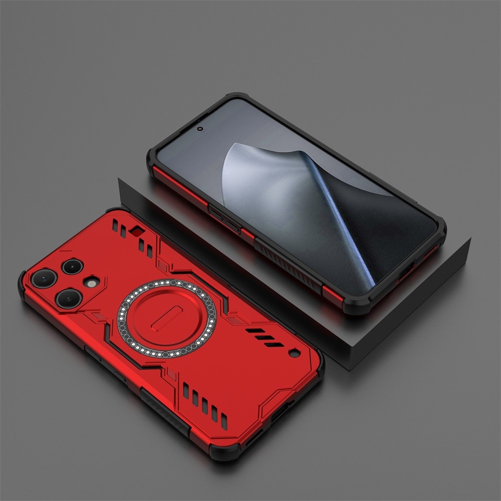 Hollow odolný kryt s MagSafe na Nothing Phone (3a) Lite 5G - červený