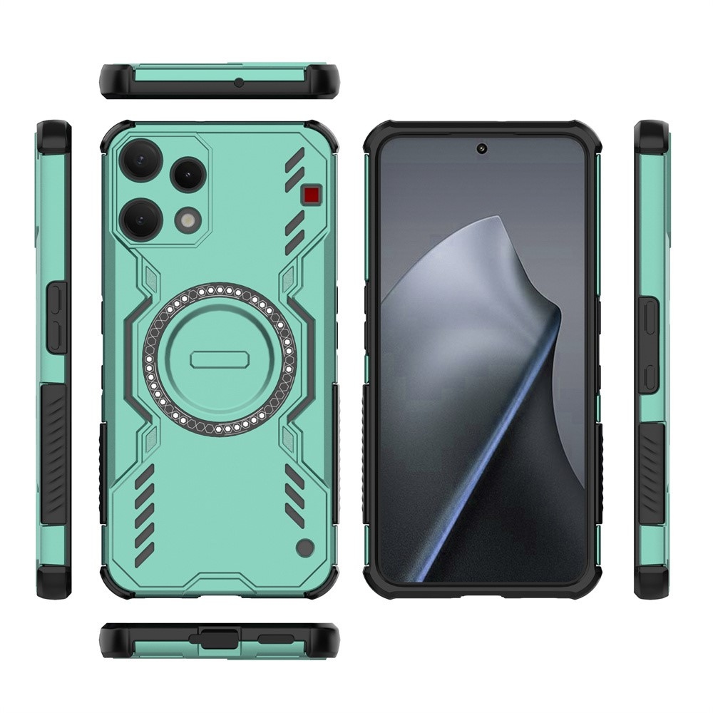 Hollow odolný kryt s MagSafe na Nothing Phone (3a) Lite 5G - zelený