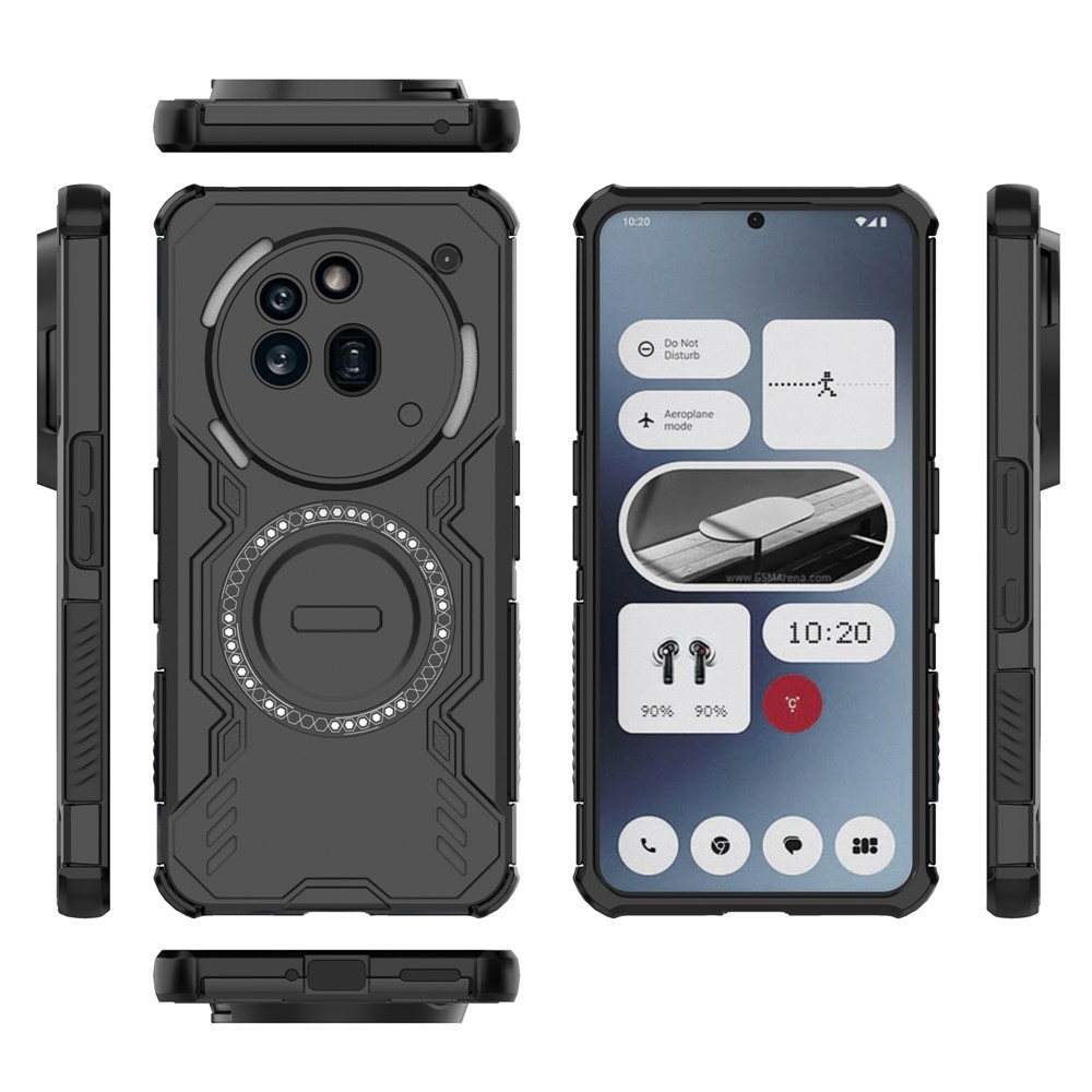 Hollow odolný kryt s MagSafe na Nothing Phone (3a) Pro - černý