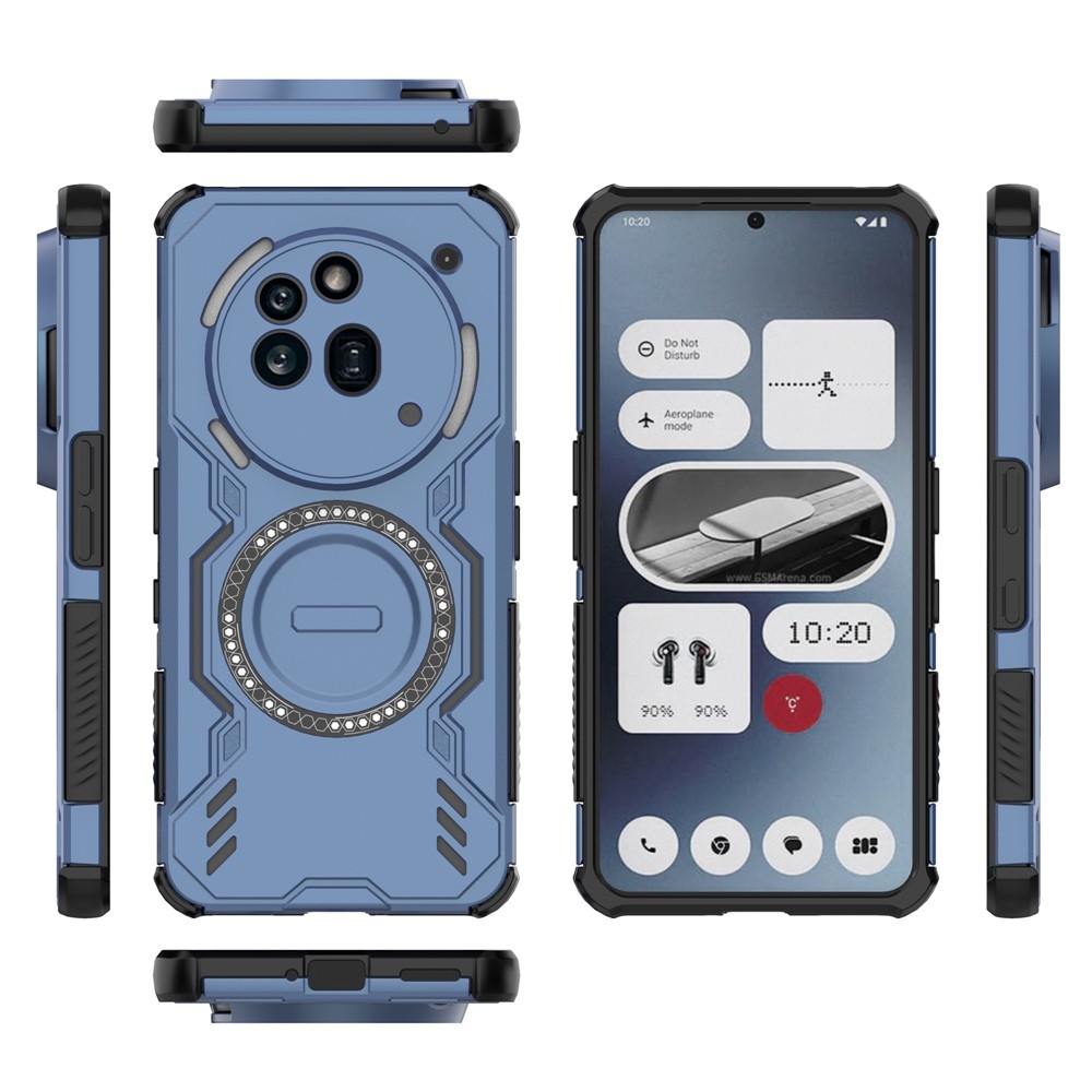 Hollow odolný kryt s MagSafe na Nothing Phone (3a) Pro - modrý