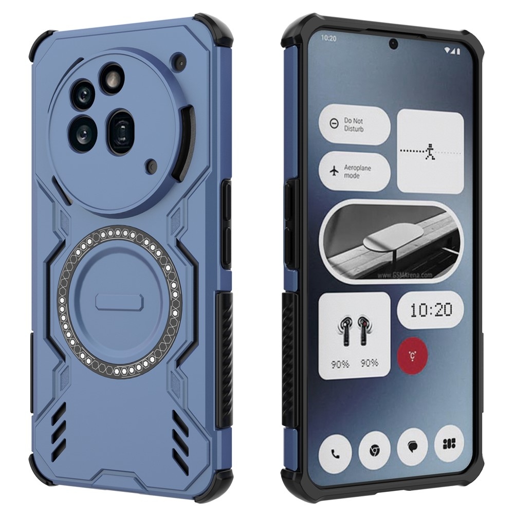 Hollow odolný kryt s MagSafe na Nothing Phone (3a) Pro - modrý