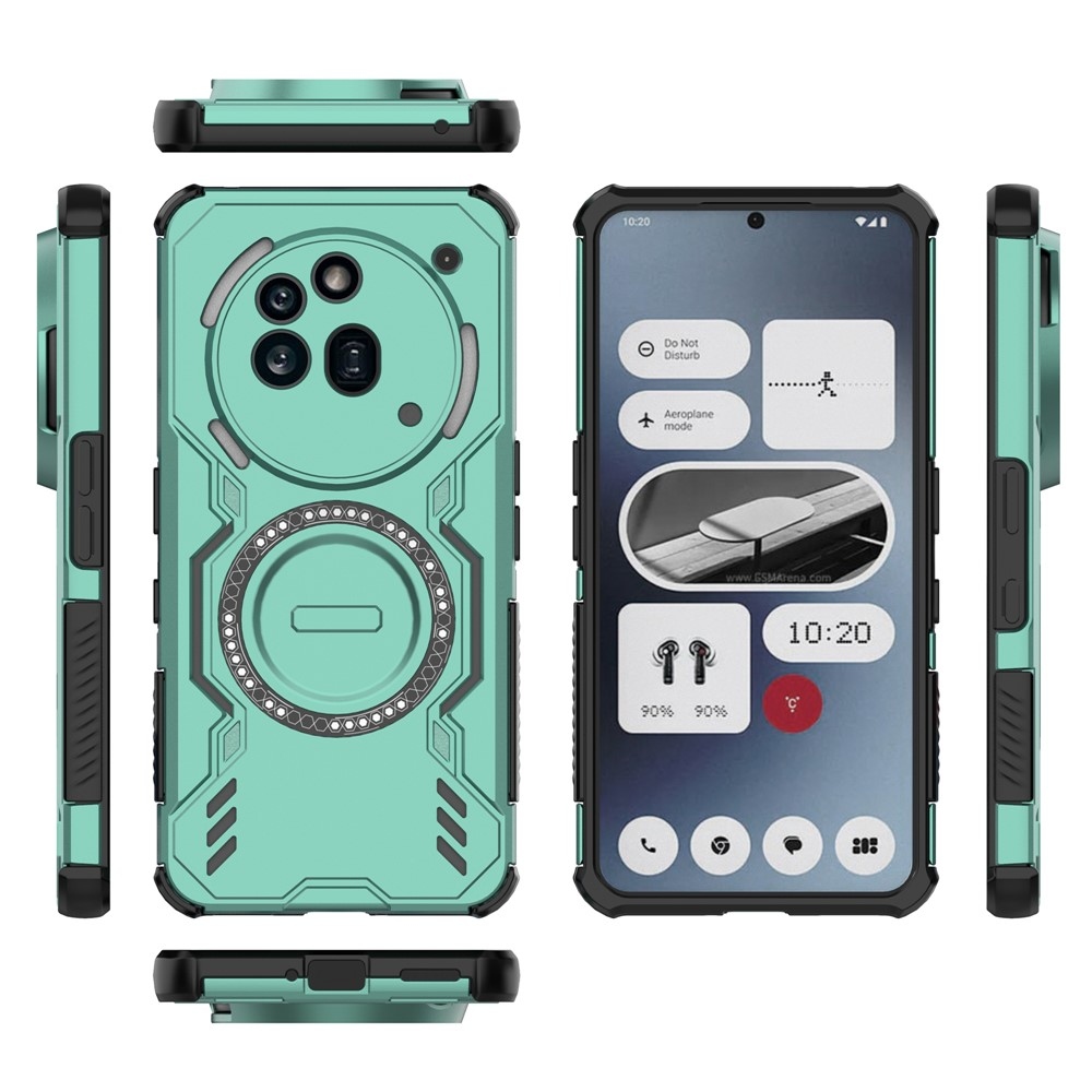 Hollow odolný kryt s MagSafe na Nothing Phone (3a) Pro - zelený