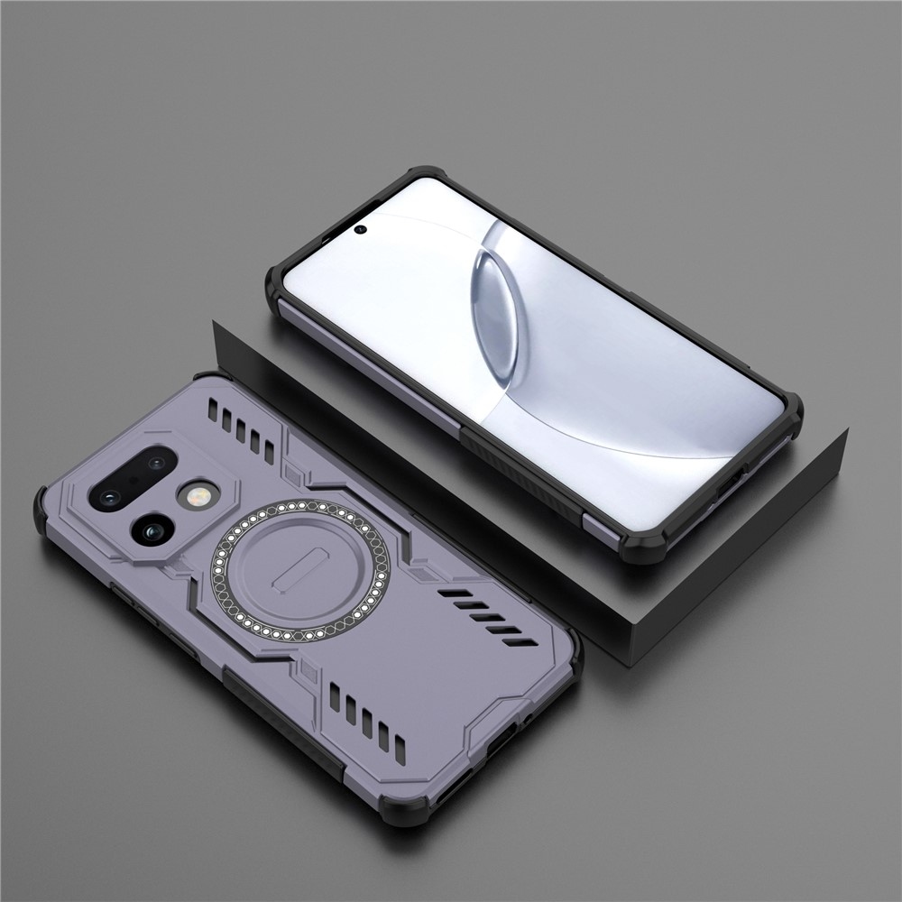 Hollow odolný kryt s MagSafe na Realme 16 Pro+ 5G - fialový