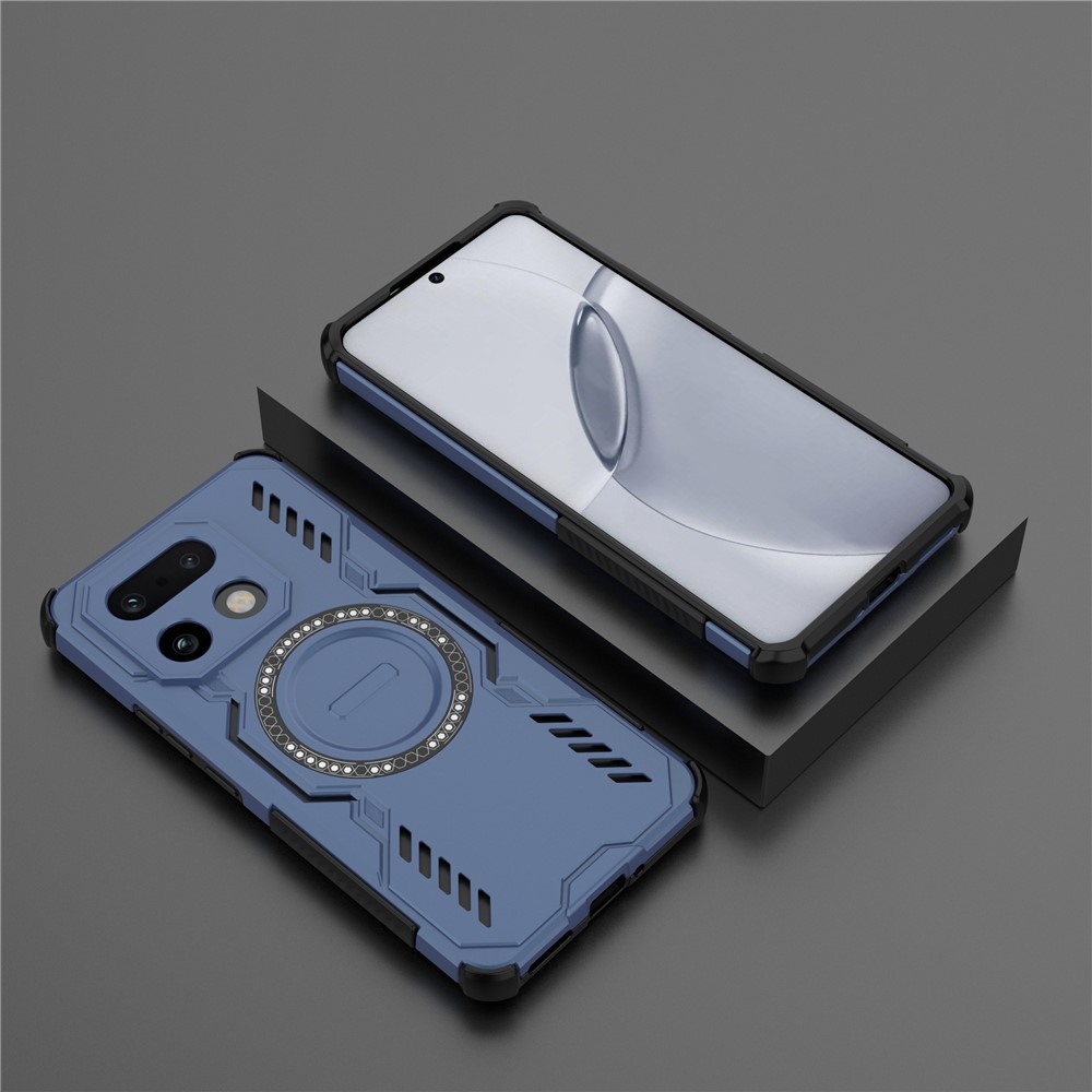Hollow odolný kryt s MagSafe na Realme 16 Pro+ 5G - modrý