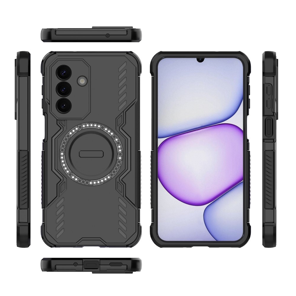 Hollow odolný kryt s MagSafe na Samsung Galaxy A27 - černý