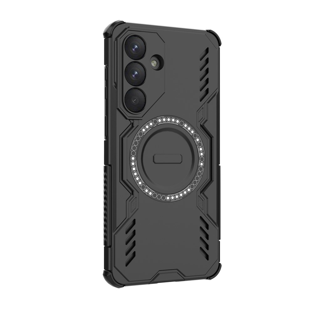 Hollow odolný kryt s MagSafe na Samsung Galaxy S26+ - černý