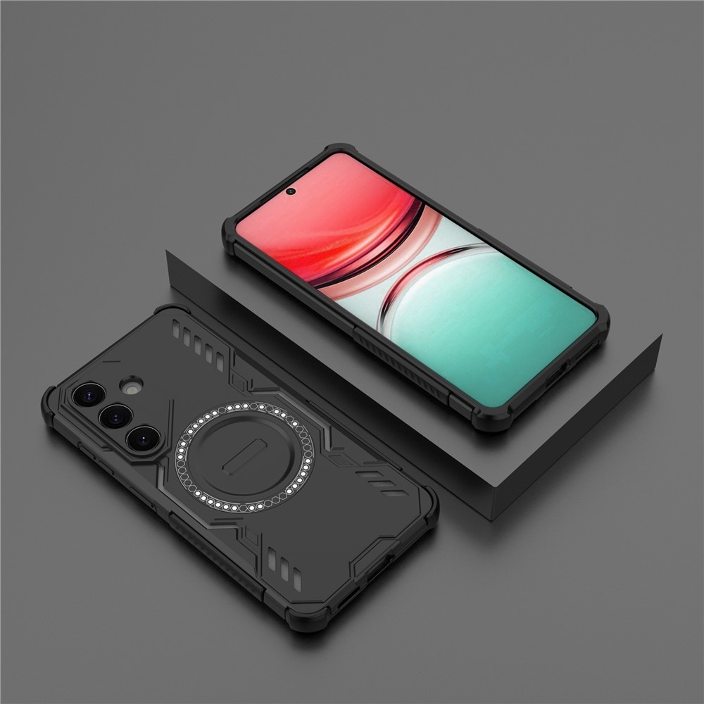 Hollow odolný kryt s MagSafe na Samsung Galaxy S26/S26 Pro - černý