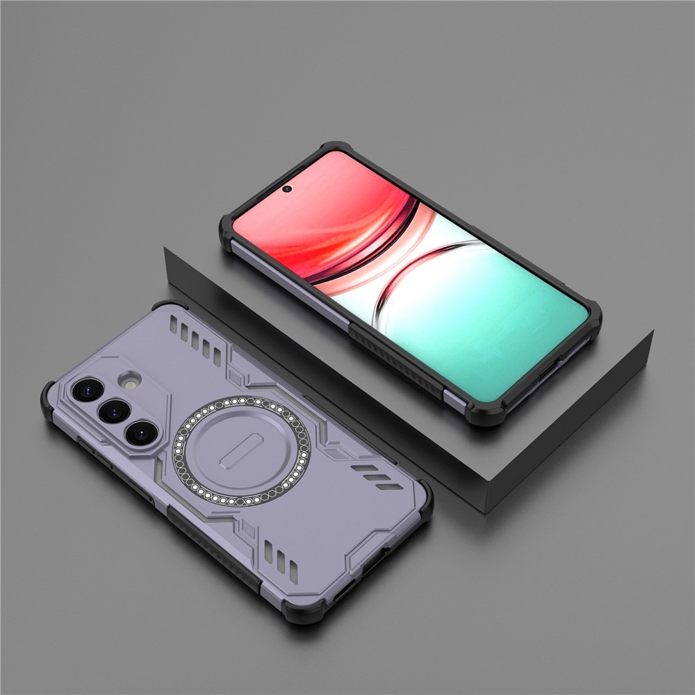 Hollow odolný kryt s MagSafe na Samsung Galaxy S26/S26 Pro - fialový