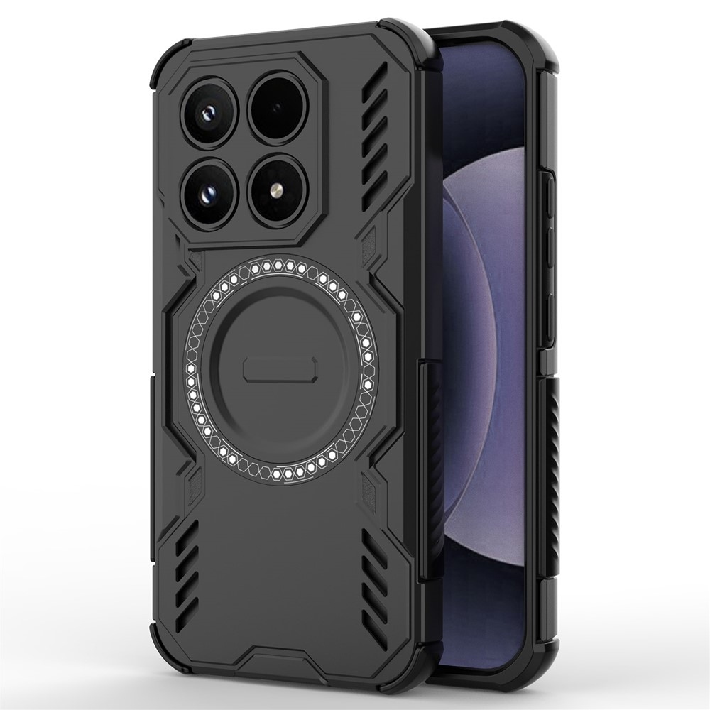 Hollow odolný kryt s MagSafe na Xiaomi 17 - černý