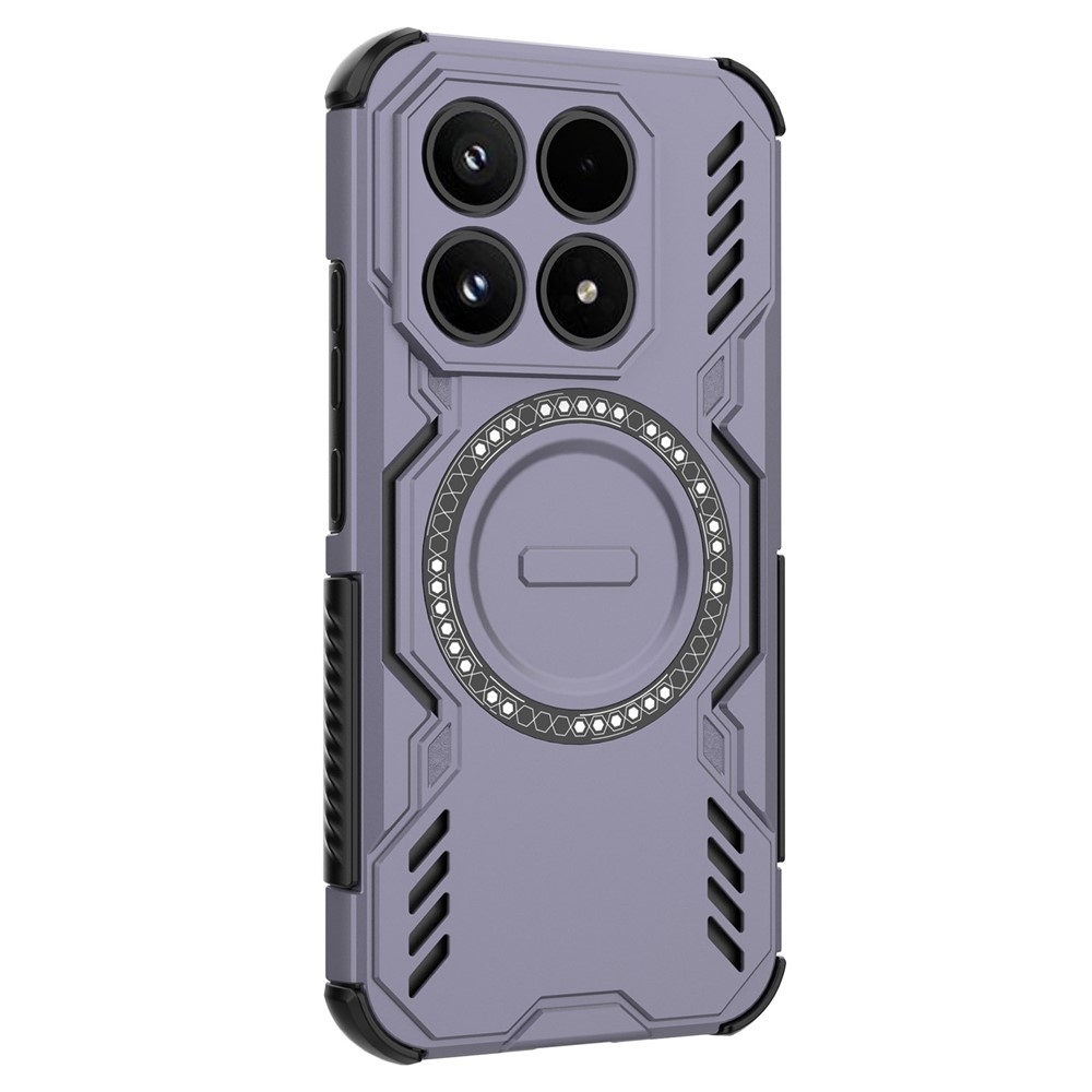 Hollow odolný kryt s MagSafe na Xiaomi 17 - fialový