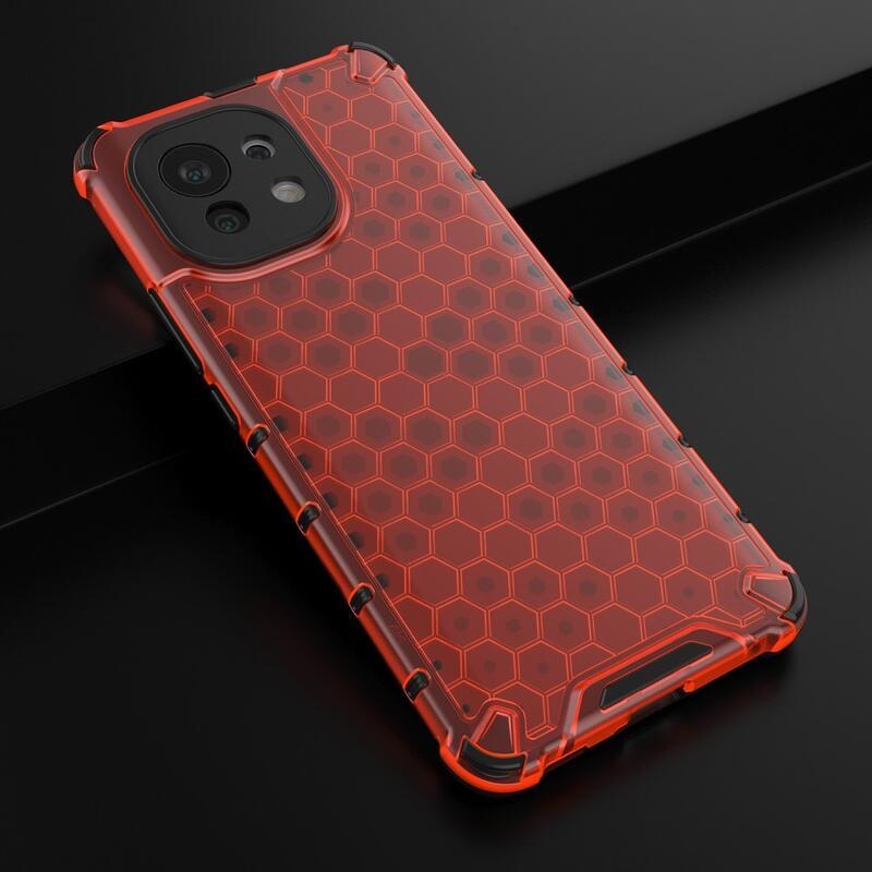 Honey odolný hybridní kryt na mobil Xiaomi Mi 11 - červený