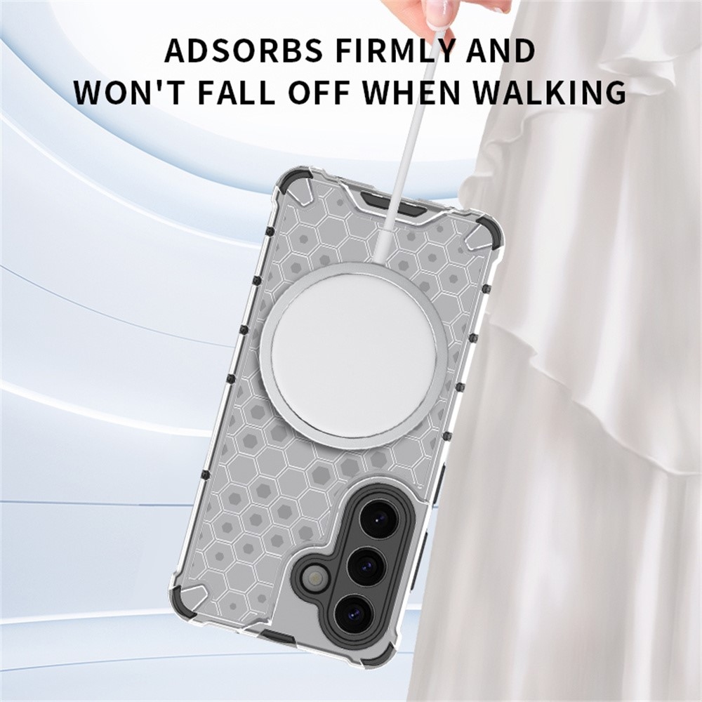 Honey odolný kryt s MagSafe na Samsung Galaxy S26/S26 Pro - průhledný