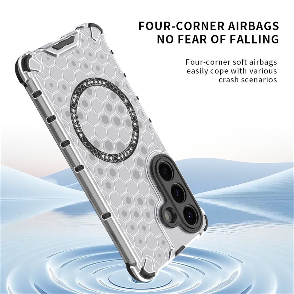 Honey odolný kryt s MagSafe na Samsung Galaxy S26/S26 Pro - průhledný