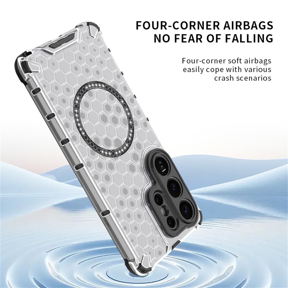 Honey odolný kryt s MagSafe na Samsung Galaxy S26 Ultra - průhledný