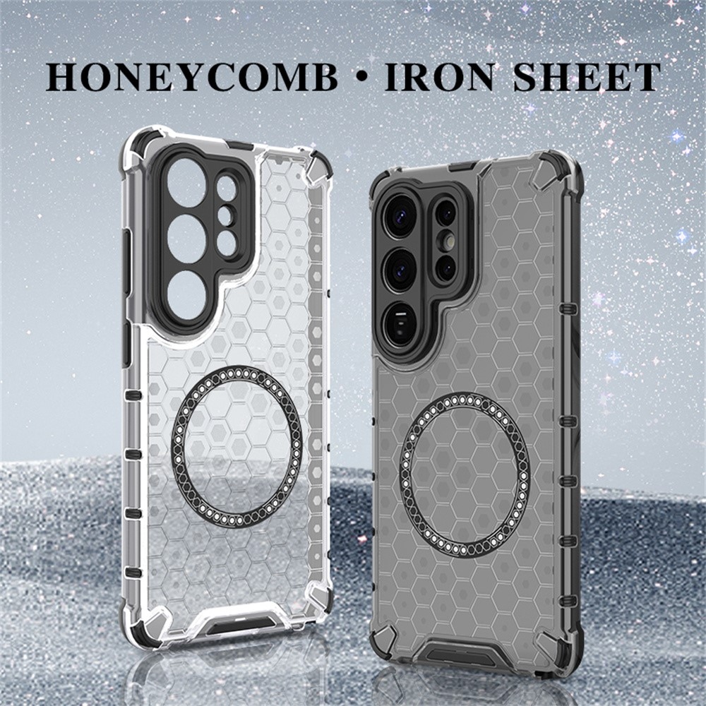 Honey odolný kryt s MagSafe na Samsung Galaxy S26 Ultra - průhledný