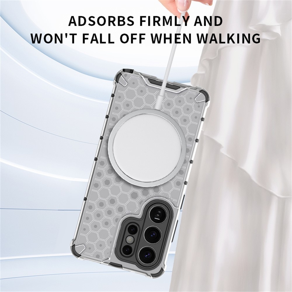 Honey odolný kryt s MagSafe na Samsung Galaxy S26 Ultra - průhledný