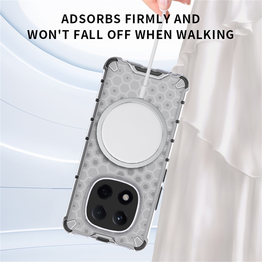 Honey odolný kryt s MagSafe na Xiaomi Redmi Note 15 Pro 5G - průhledný