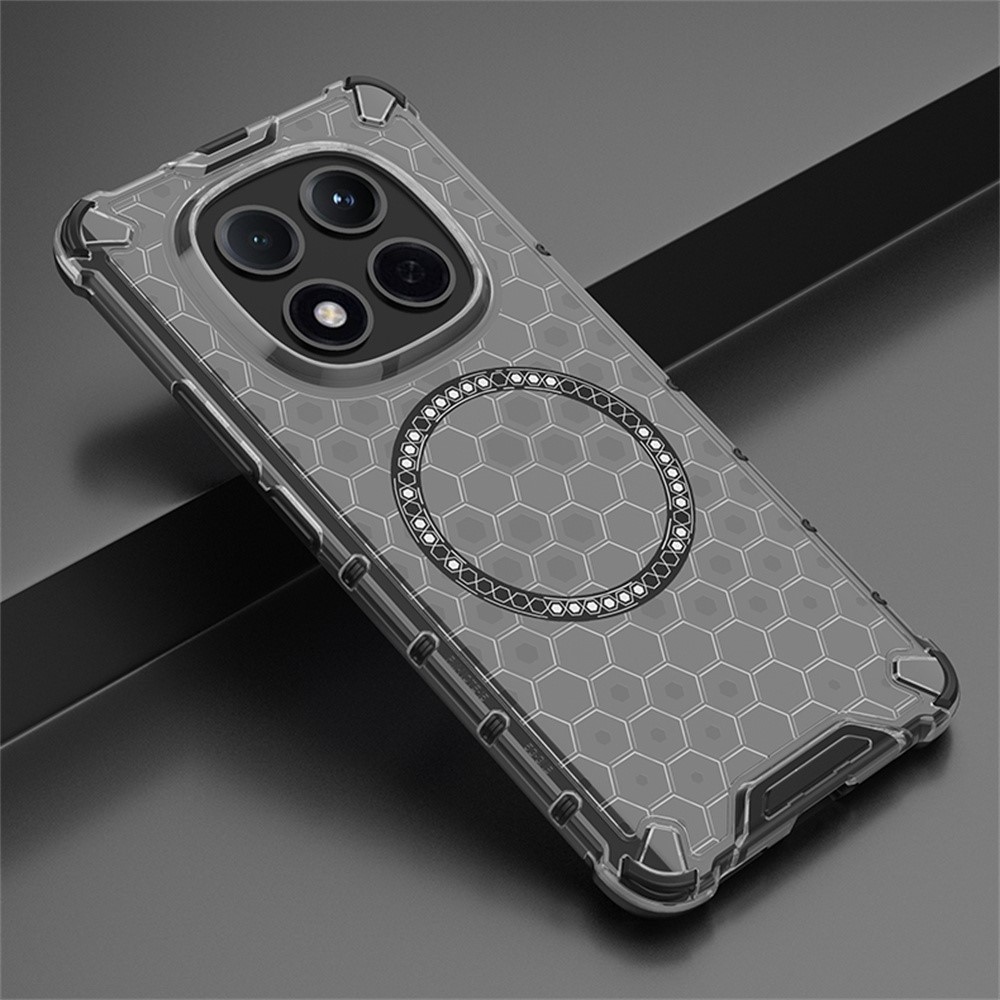 Honey odolný kryt s MagSafe na Xiaomi Redmi Note 15 Pro 5G - šedý