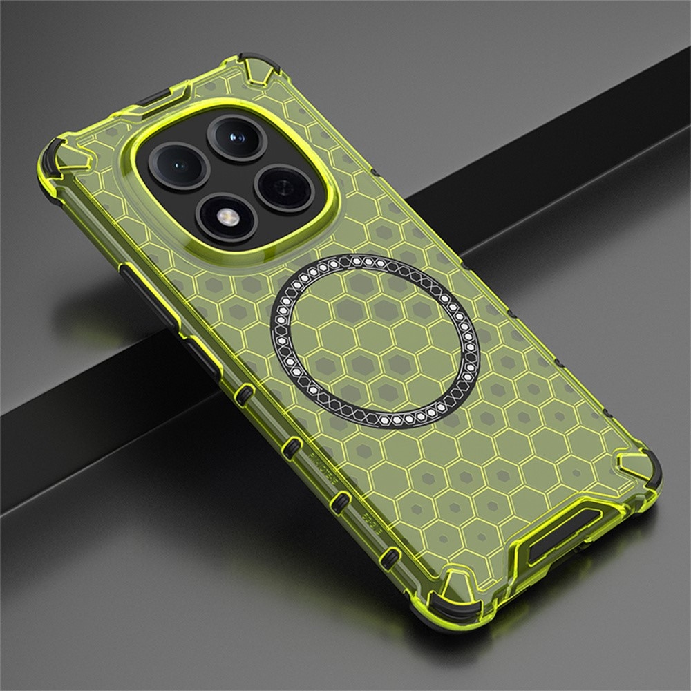 Honey odolný kryt s MagSafe na Xiaomi Redmi Note 15 Pro 5G - zelený