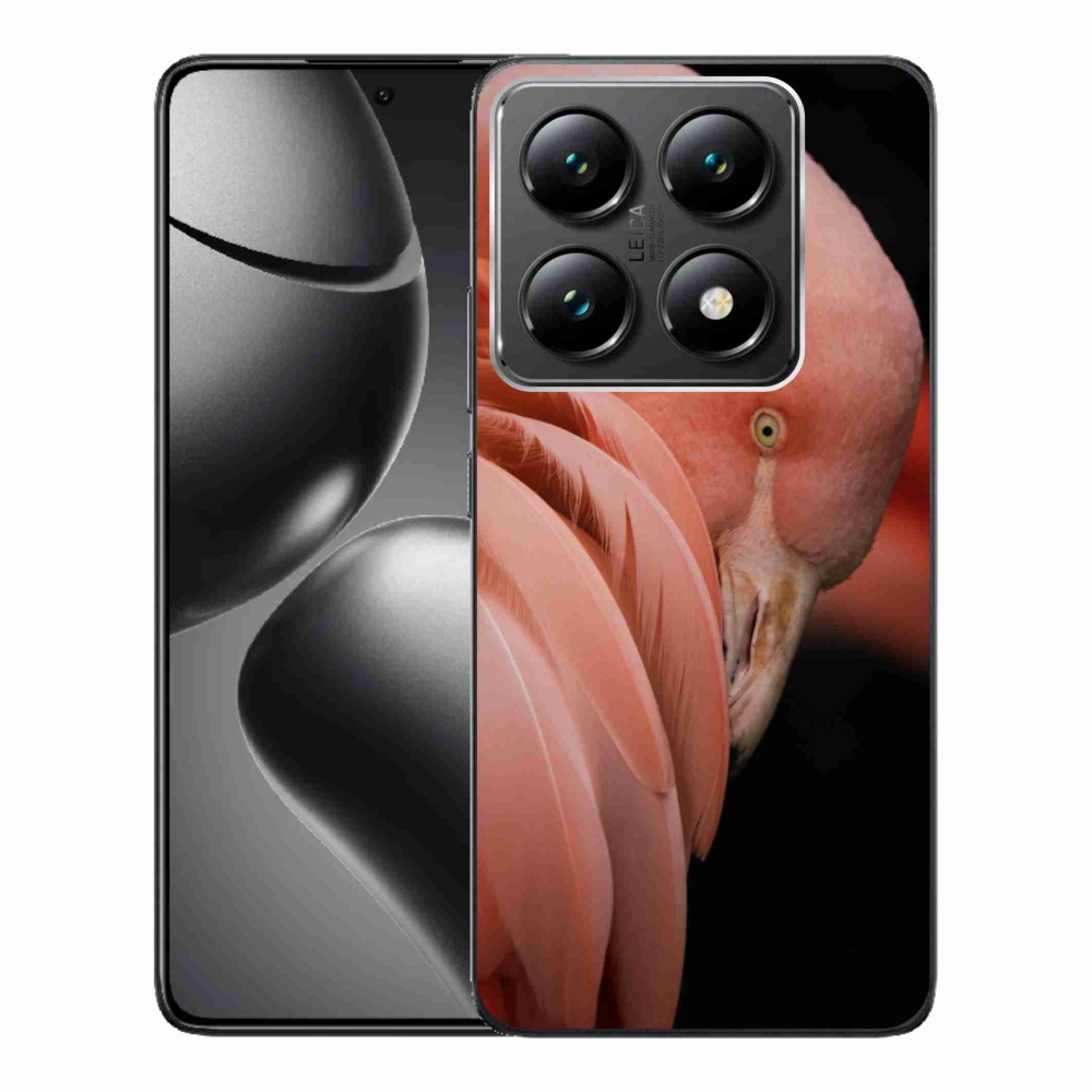 Gelový kryt mmCase na Xiaomi 14T Pro - plameňák 3