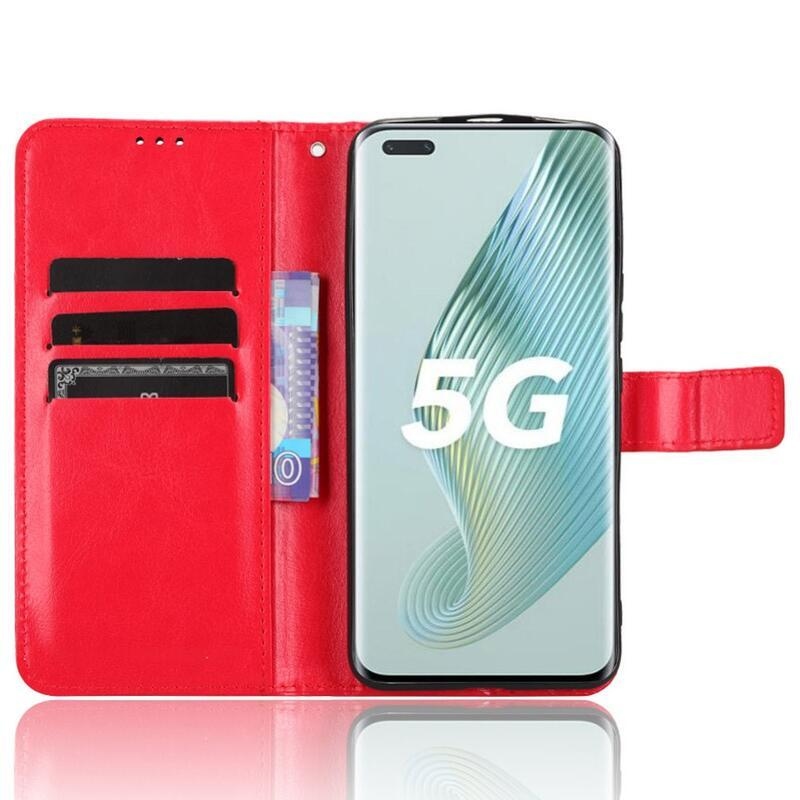 Horse knížkové pouzdro na Honor Magic 5 Pro 5G - červené