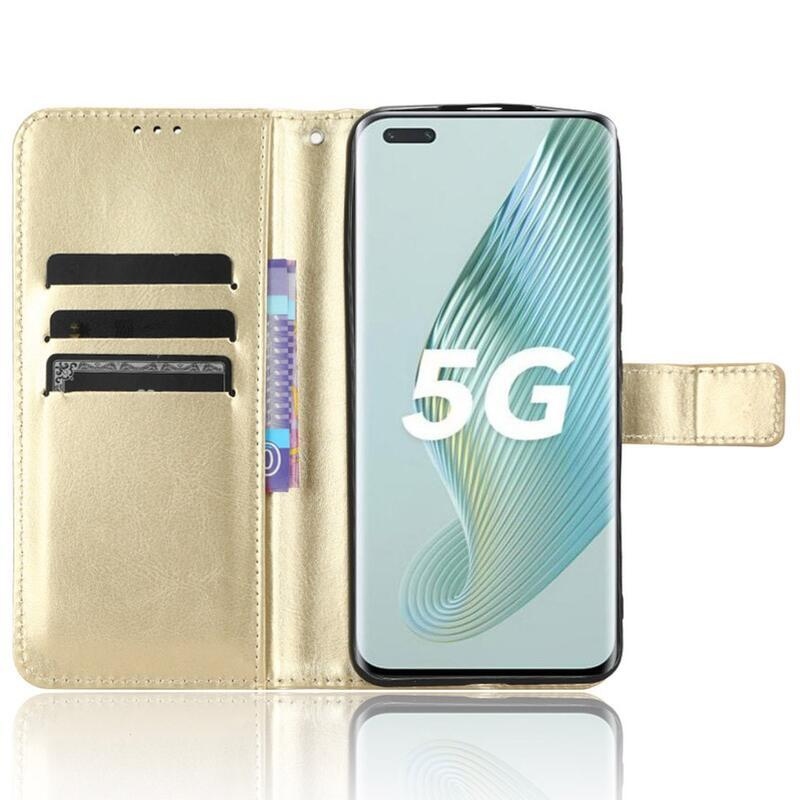 Horse knížkové pouzdro na Honor Magic 5 Pro 5G - zlaté