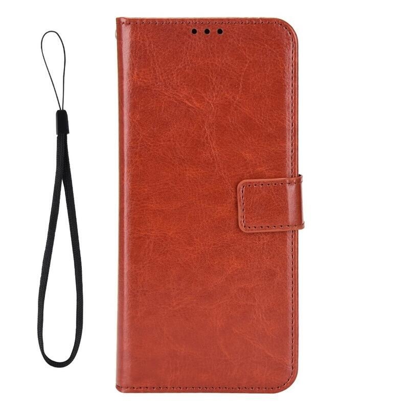 Horse knížkové pouzdro na Xiaomi Redmi Note 12 Pro 5G/Poco X5 Pro 5G - hnědé