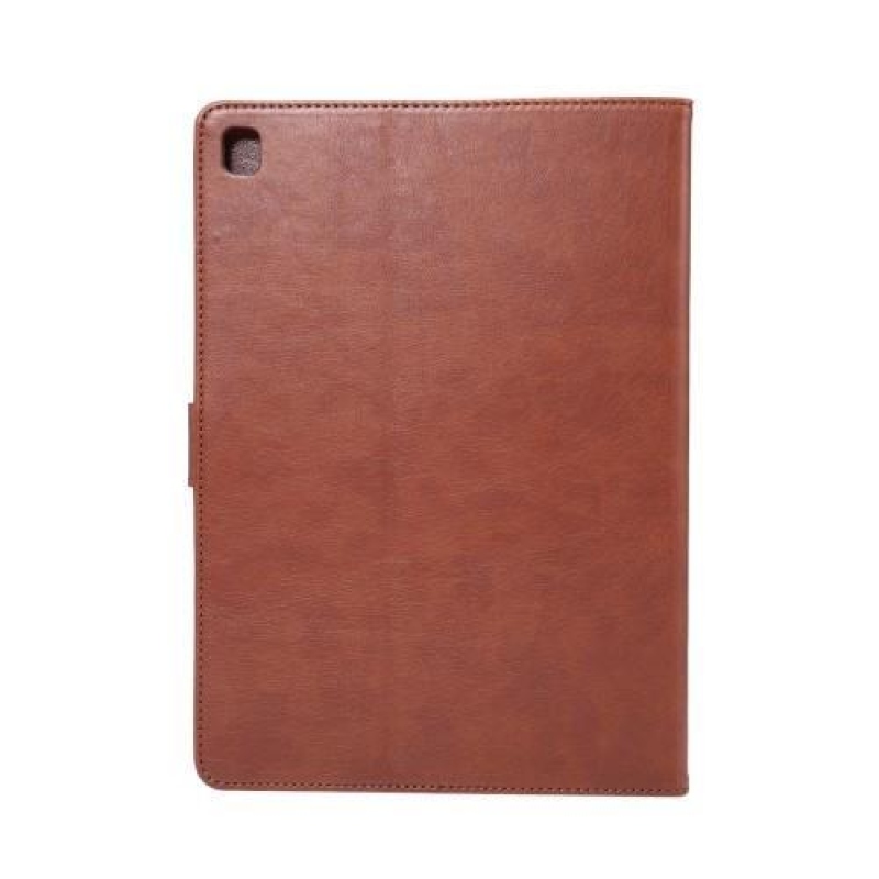 Horse PU kožené knížkové pouzdro na iPad Pro 9.7 - hnědé