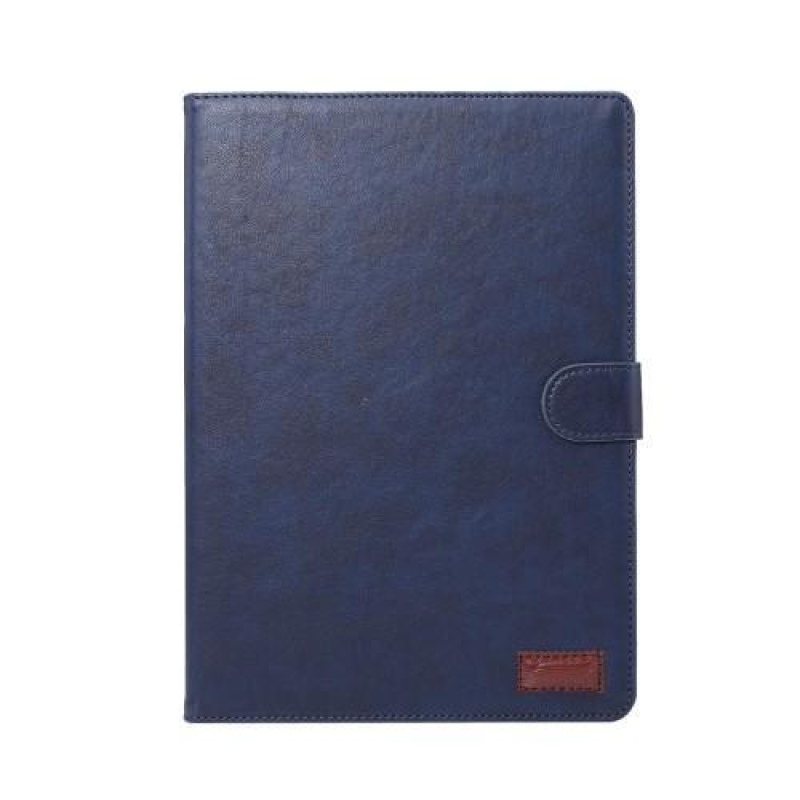Horse PU kožené knížkové pouzdro na iPad Pro 9.7 - tmavěmodré