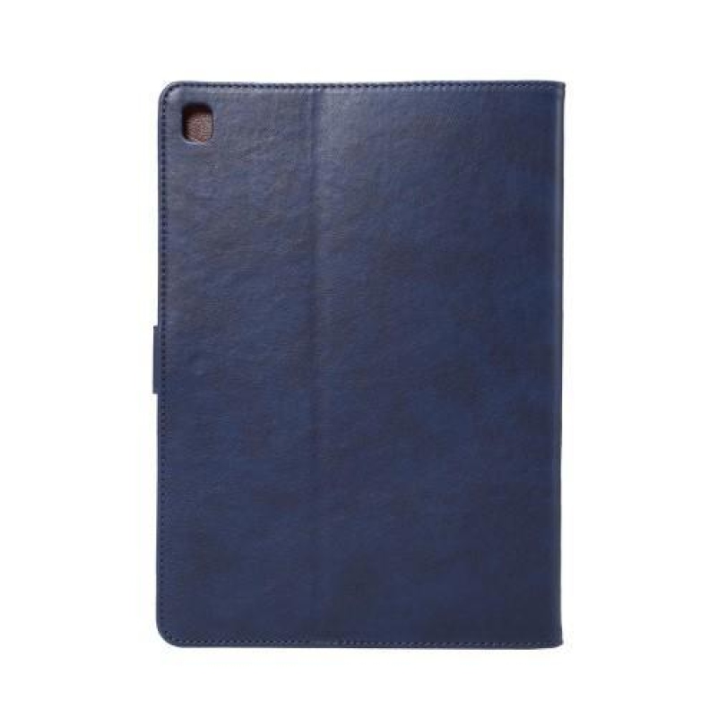 Horse PU kožené knížkové pouzdro na iPad Pro 9.7 - tmavěmodré