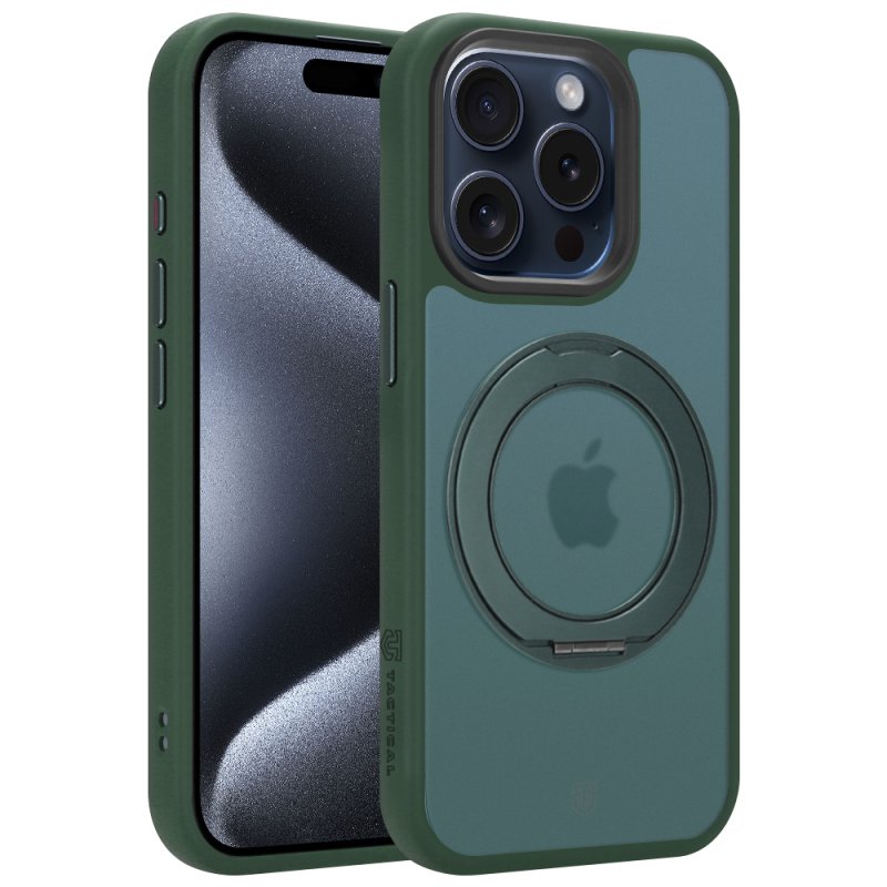 Tactical MagForce Hyperstand Kryt pro Apple iPhone 15 Pro Forest Green