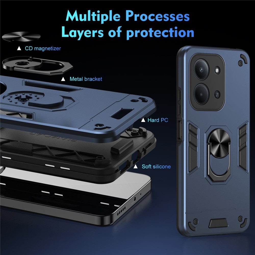 Defend odolný kryt na Xiaomi Redmi 15C 4G (171mm)/Poco C85 4G (171mm) - modrý