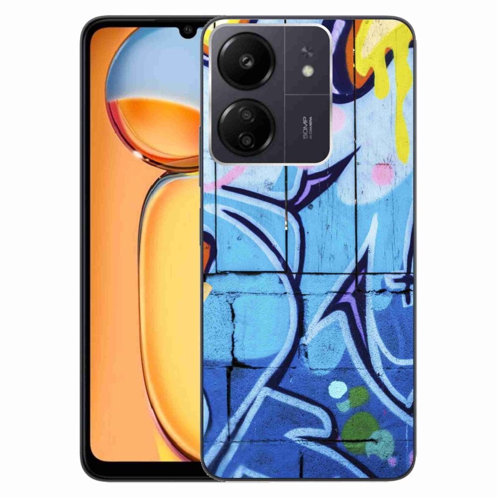 Gelový kryt mmCase na Xiaomi Poco C65/Redmi 13C - graffiti