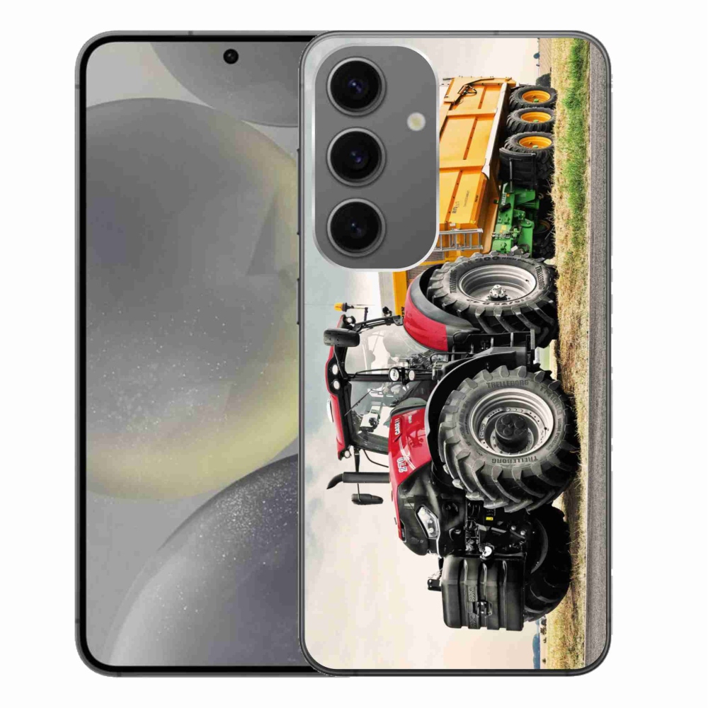 Gelový kryt mmCase na Samsung Galaxy S24+ - traktor 3
