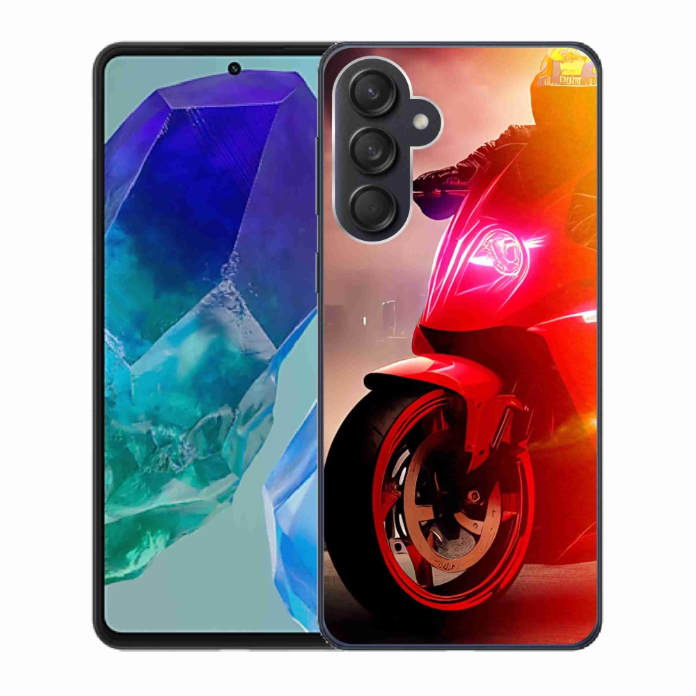 Gelový kryt mmCase na Samsung Galaxy M55 5G - motorka