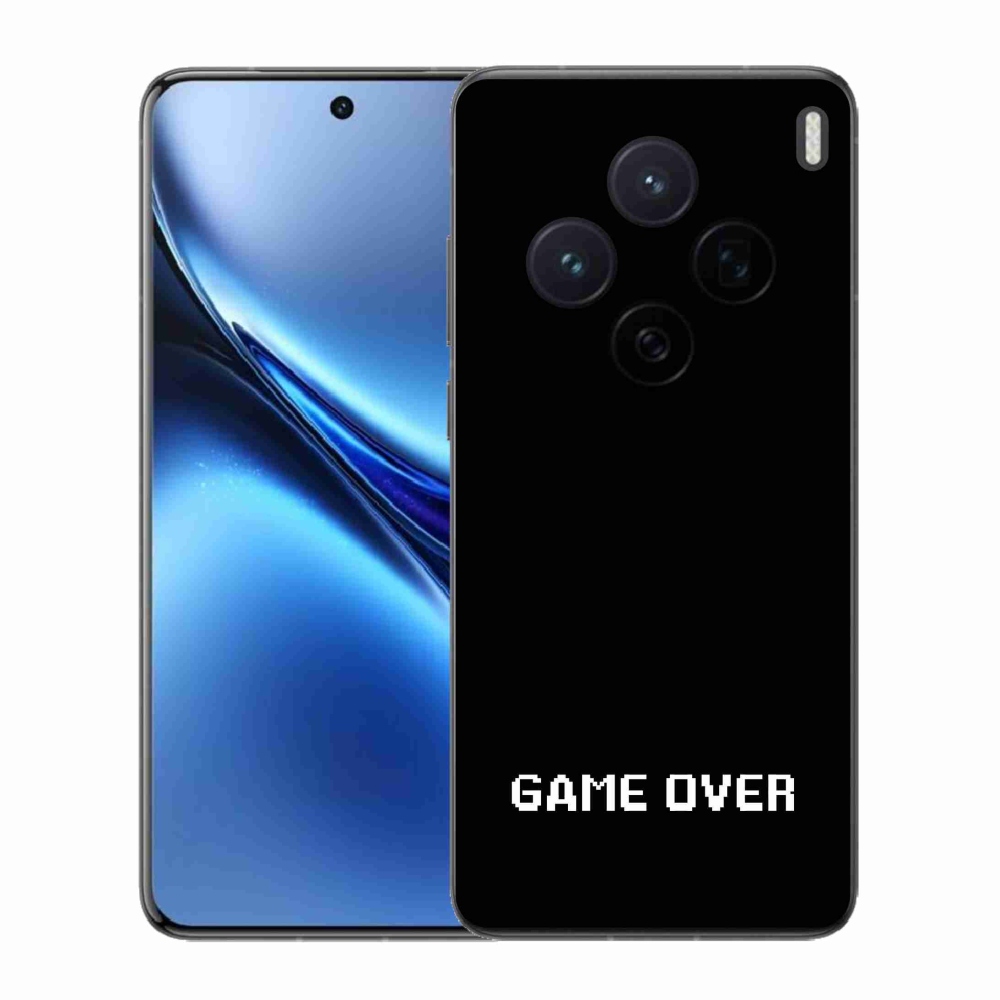 Gelový kryt mmCase na Vivo X200 5G - game over černé pozadí
