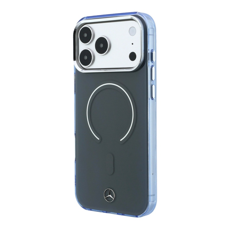 Mercedes PC/TPU Double Layer MagSafe Zadní Kryt pro iPhone 18 Pro Anthracite/Blue