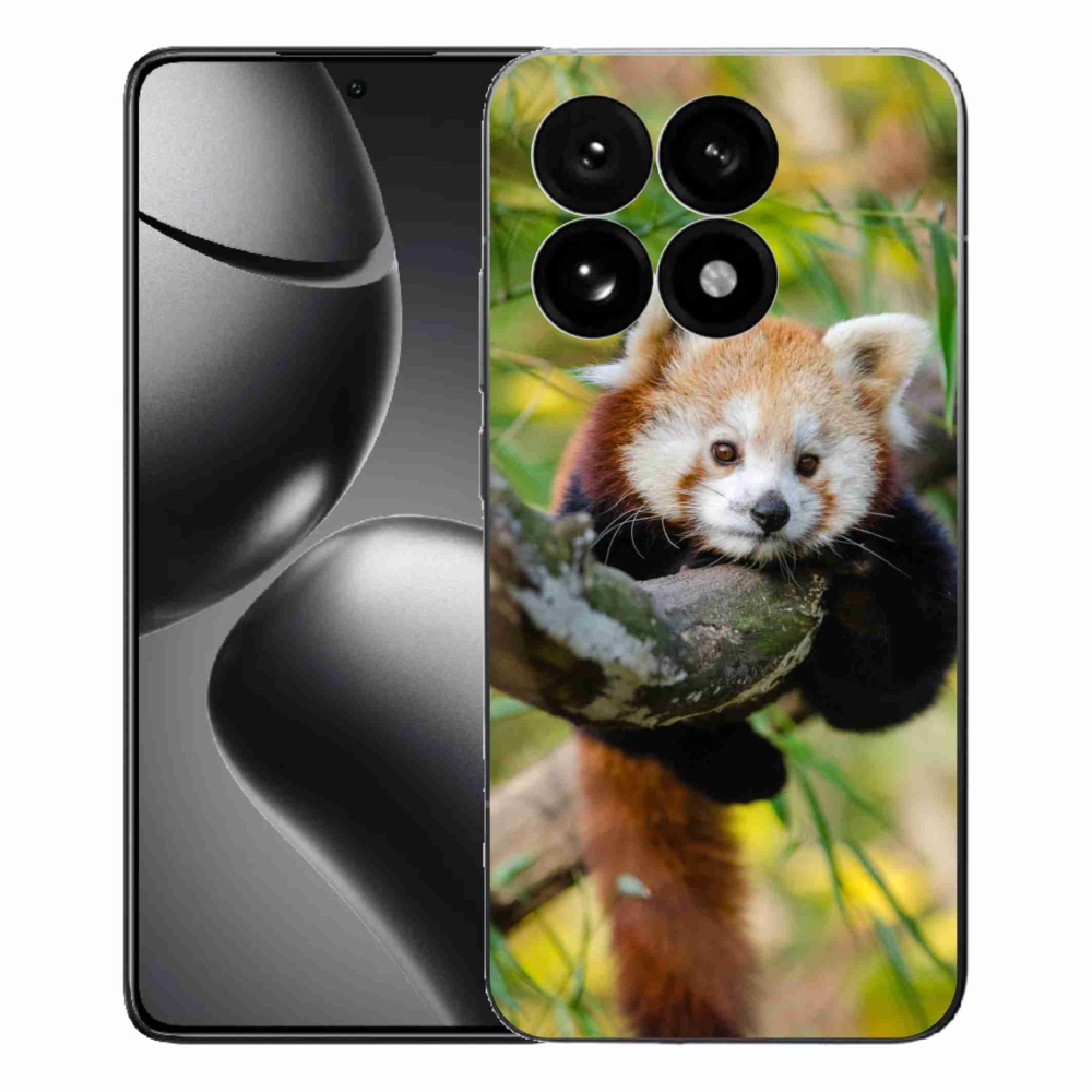 Gelový kryt mmCase na Xiaomi 15T - panda červená